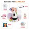 Mini Heat Press, Heat Transfer Machine, Constant Temp Control, Insulated Safety Base, Fits for Crafts, T-Shirt, Hat, Cap, Pillows (White Green)